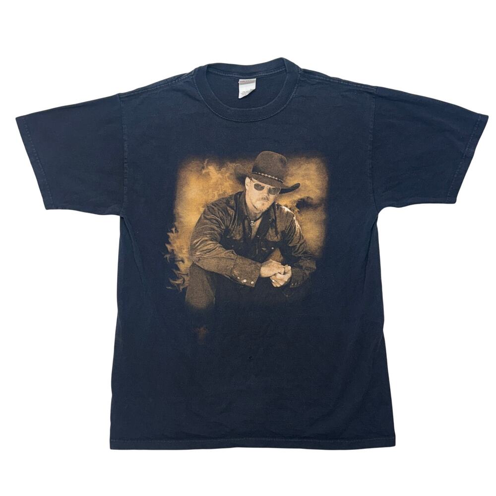 Vintage Trace Adkins Dangerous Man On Tour 2006 T-Shirt Large Double Sided Anvil